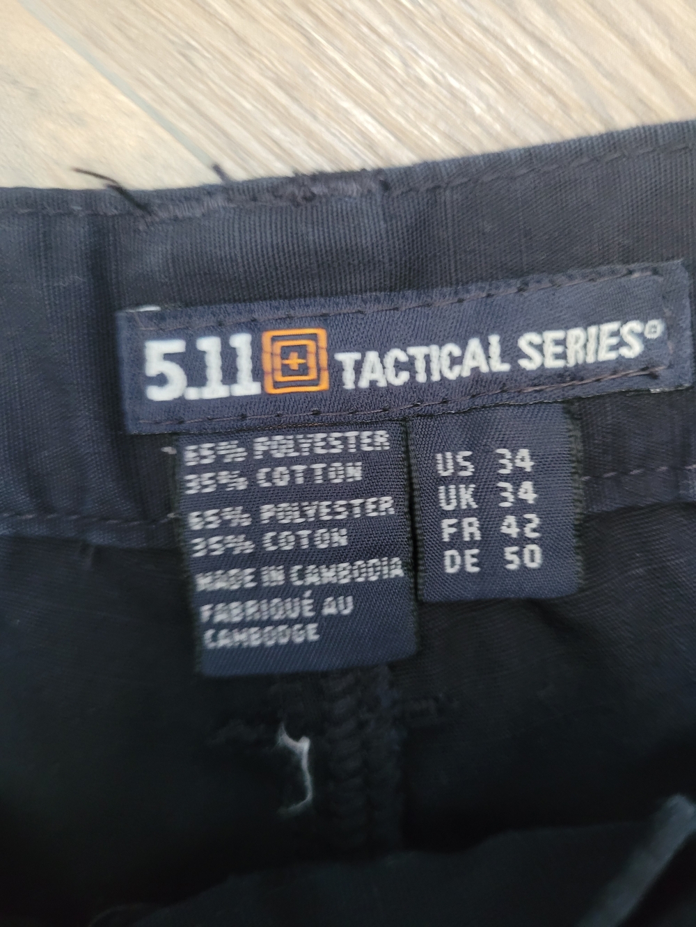 Men's Black 5.11 Tactical Shorts Size 34 Cargo Uniform Work